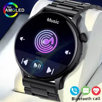 2023 AMOLED HD מסך חכם לצפות לגברים NFC Bluetooth שיחה IP68, עמיד למים ספורט כושר גשש רב תכליתי smartwatch