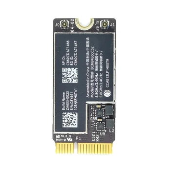 BCM94360CS2 5G Gigabit-Ethernet כרטיס אלחוטי Bluetooth תואם forMAC חינם 13-17 שנים A1465 A1466