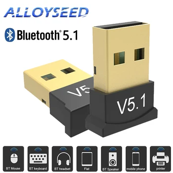 Bluetooth חדש 5.1 מתאם פלאג Adaptador Bluetooth V5.1 עבור המחשב הנייד הרמקול האלחוטי מקלט אודיו USB משדר Dropship