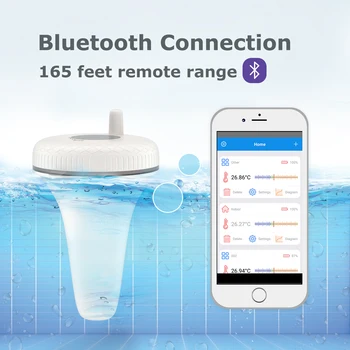 INKBIRD IBS-P01B Bluetooth IPX7 עמיד למים מד חום צף בבריכה מדחום רחוק ניטור בטלפון שימושים מרובים