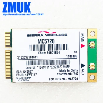 MC5720 דור 3 WWAN Card For Lenovo Thinkpad R60 R61 X60 X 61 X 60 Z61 Series,P/N 41w1177 39T5664