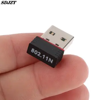Mini USB Wireless Receiver Dongle כרטיס רשת חיצוני מתאם Wifi 802.11 n האנטנה 150Mbps על שולחן העבודה במחשב הנייד 1PC