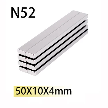 n52 50x10x4 standerd גודל מותאם אישית NdFeB בלוק מגנט Neodymium סופר חזקה, קבוע מגנטי בר חיפוש מגנטים