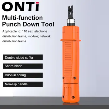 ONTi חסכוני מהנדס 110 חותך תיל AMP מודול חוט כלי ראש כפול עבור רשת הקול טלפון מודול תיקון לוח