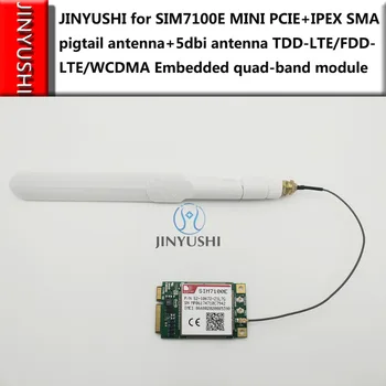 SIMCOM SIM7100E Mini Pci-express +IPEX SMA שהצטיירה אנטנה+5dbi אנטנה TDD-LTE/FDD-LTE/WCDMA מוטבע quad-band במלאי