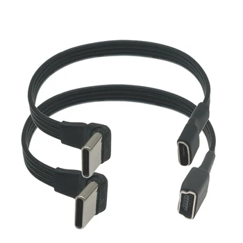 USB-C Ladekabel, Duttek USB 3,1 טיפוסי C Stecker אאוף מיני/מיקרו USB (מיני ב) weibliche Konverter טלוויזיה בכבלים 0,3 מ 0,5 מ'