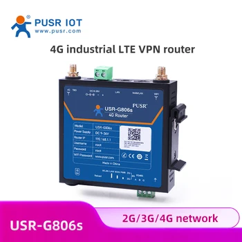 USR-G806s-EAU תעשייתי LTE OpenVPN הרבה 4G סלולארי נתב עם סידורי כפול Ethernet EMEA&אוסטרליה & אמריקה הלטינית