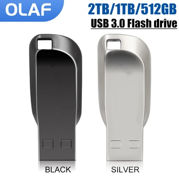 אולף USB 3.0 Flash Drive Pendrive 2TB/1TB/512GB מהירות גבוהה כרטיס זיכרון כונן עט דיסק U התקן אחסון המתנה הטובה ביותר.