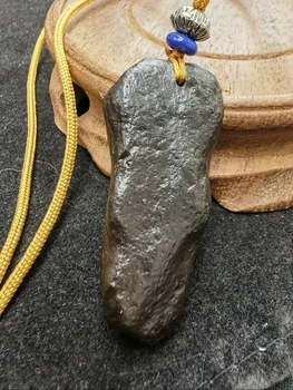 אסטרואיד המטאוריט תליון אבן ברזל המטאוריט תליון המטאוריט המקורי תליון אבן טבעית המטאוריט תליון micromagnetis