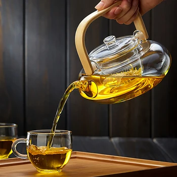 בסגנון סיני פרימיום קונג פו כוס תה סיר עמיד בפני חום חם יותר Infuser מיכל Theiere Tetera אביזרים למטבח