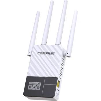 החדש 802.11 ac-5Ghz 2.4 G Wireless מהדר נתב Wifi 1200Mbps אות מגבר מגבר ה-Extender נתב עם 4 רשת אנטנות