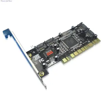 חדש PCI ל-4 פורט SATA Raid Controller הרחבה כרטיס מתאם עבור שולחן העבודה במחשב דיסק קשיח SSD הסיטוניים