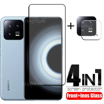 מלא מכסה זכוכית עבור Xiaomi 13 מגן מסך עבור Xiaomi Mi 13 מזג זכוכית 9H טלפון סרט מגן על מי 12T 11T Pro 13