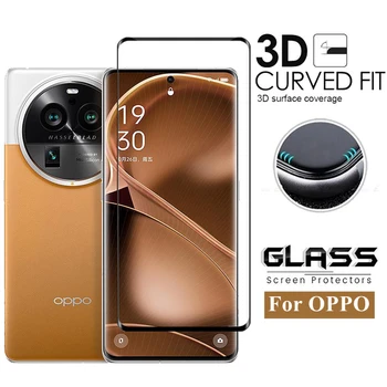 מלא מכסה זכוכית על OPPO find X6 Pro מגן מסך עבור OPPO find X6 Pro זכוכית מחוסמת טלפון עדשה סרט על OPPO find X6 Pro