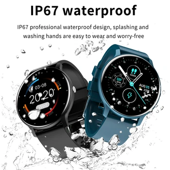 מלא מסך מגע ספורט כושר לצפות IP67Waterproof Bluetooth עבור Ios אנדרואיד לישון ניטור קצב הלב Smartwatch