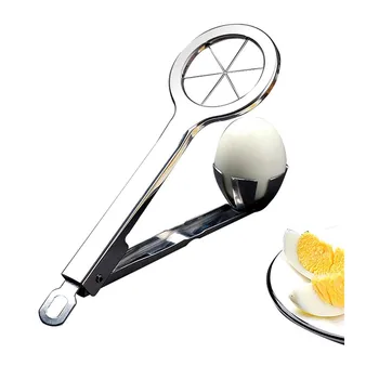 נירוסטה ביצה מבצעה ביצה קאטר עם ידית עם שישה להבים מדיח כלים עבור קשה ביצה הכבדות אוכל פירות מבצעה