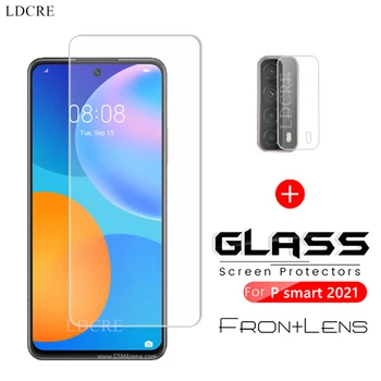 עבור Huawei עמ 'חכם 2021 זכוכית עבור Huawei עמ' חכם 2021 2020 Y5p מזג זכוכית סרט מגן מסך זכוכית Huawei עמ ' חכם 2021