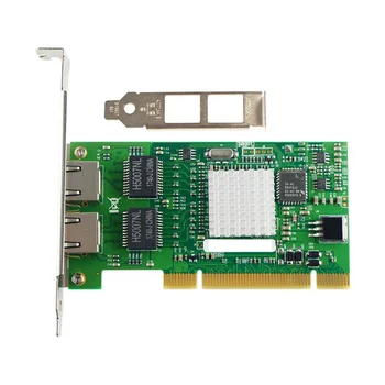 ערכת השבבים 82546 כפולה-Port Gigabit 8492MT PCI Server כרטיס רשת 1000M RJ45 Ethernet NIC Desktop Adapter