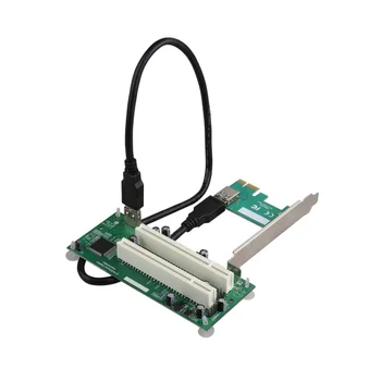 שולחן העבודה PCI-Express PCI-E PCI Adapter כרטיס PCIe כפולה של Pci חריץ הרחבה לכרטיס USB 3.0 להוסיף על כרטיס