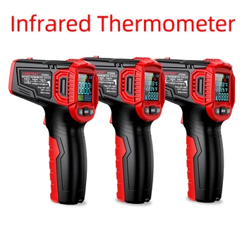 תעשייתי דיוק גבוהה Multi-פונקצית הטמפרטורה מדידה האקדח דיגיטלי אינפרא-אדום מדחום לייזר מד טמפרטורה ללא-המשך